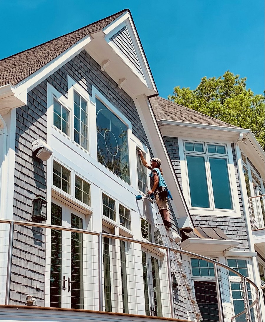 Interior and Exterior Window Cleaning